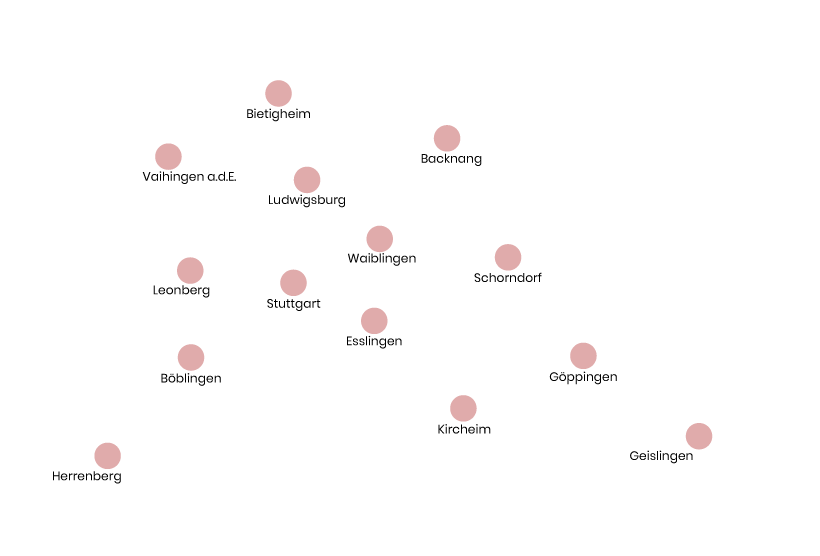 Mitglieder im Gesundheitsnetzwerk in der Region Stuttgart
